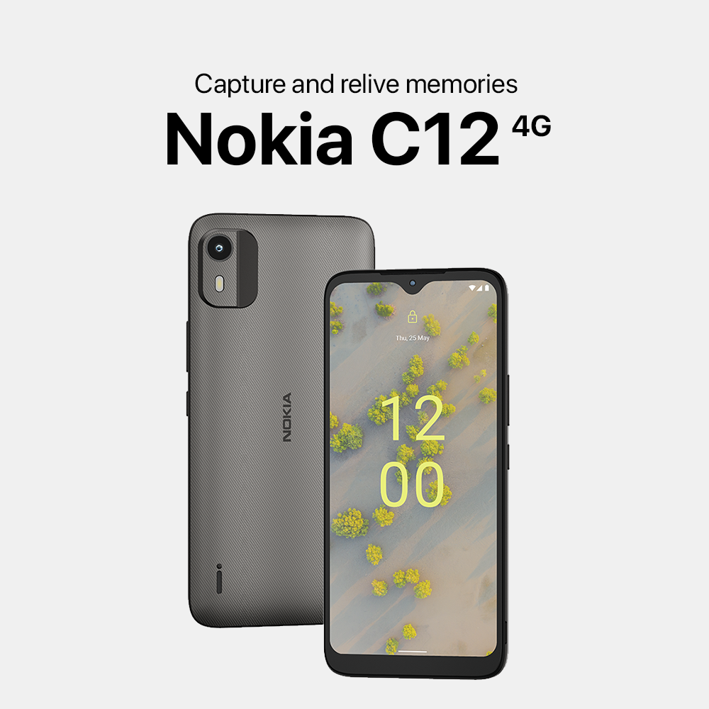3% Nokia C12 3GB RAM - 64GB ROM